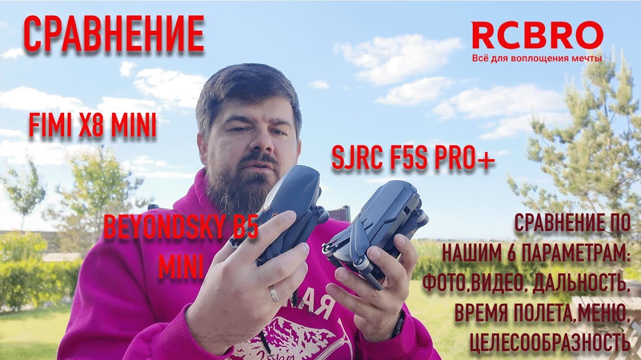 Сравнили Fimi X8 mini, SJRC F5S PRO+ и BeyondSky B5 mini. Кто победил среди бюджетных дронов?