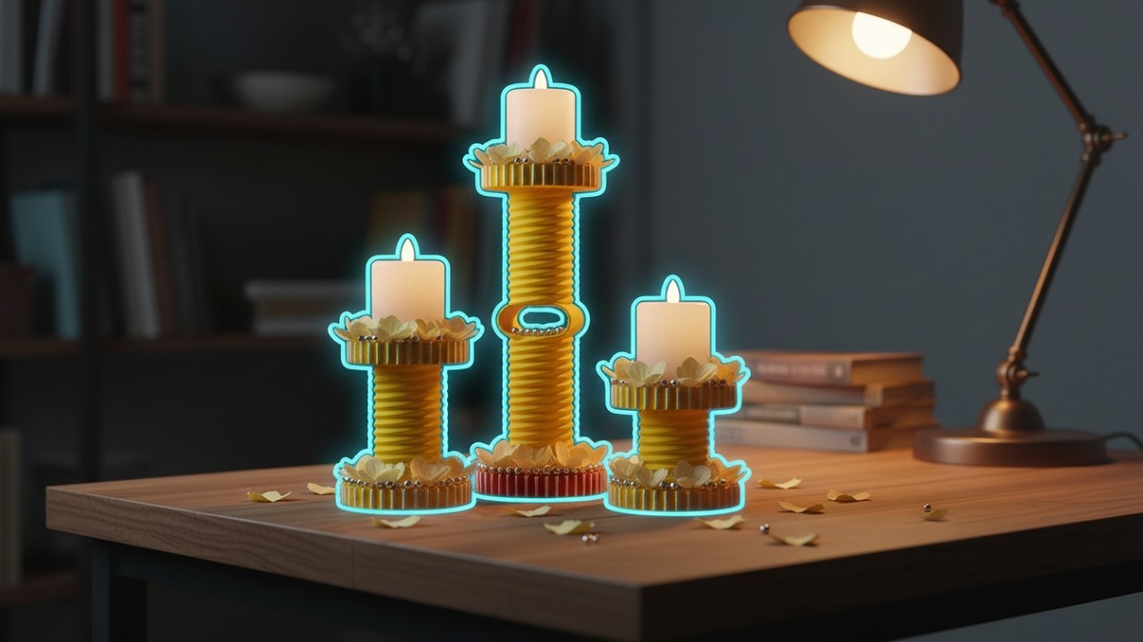 🤯 Genius Way to Recycle Cardboard into Aesthetic Decor! | DIY DECOR
