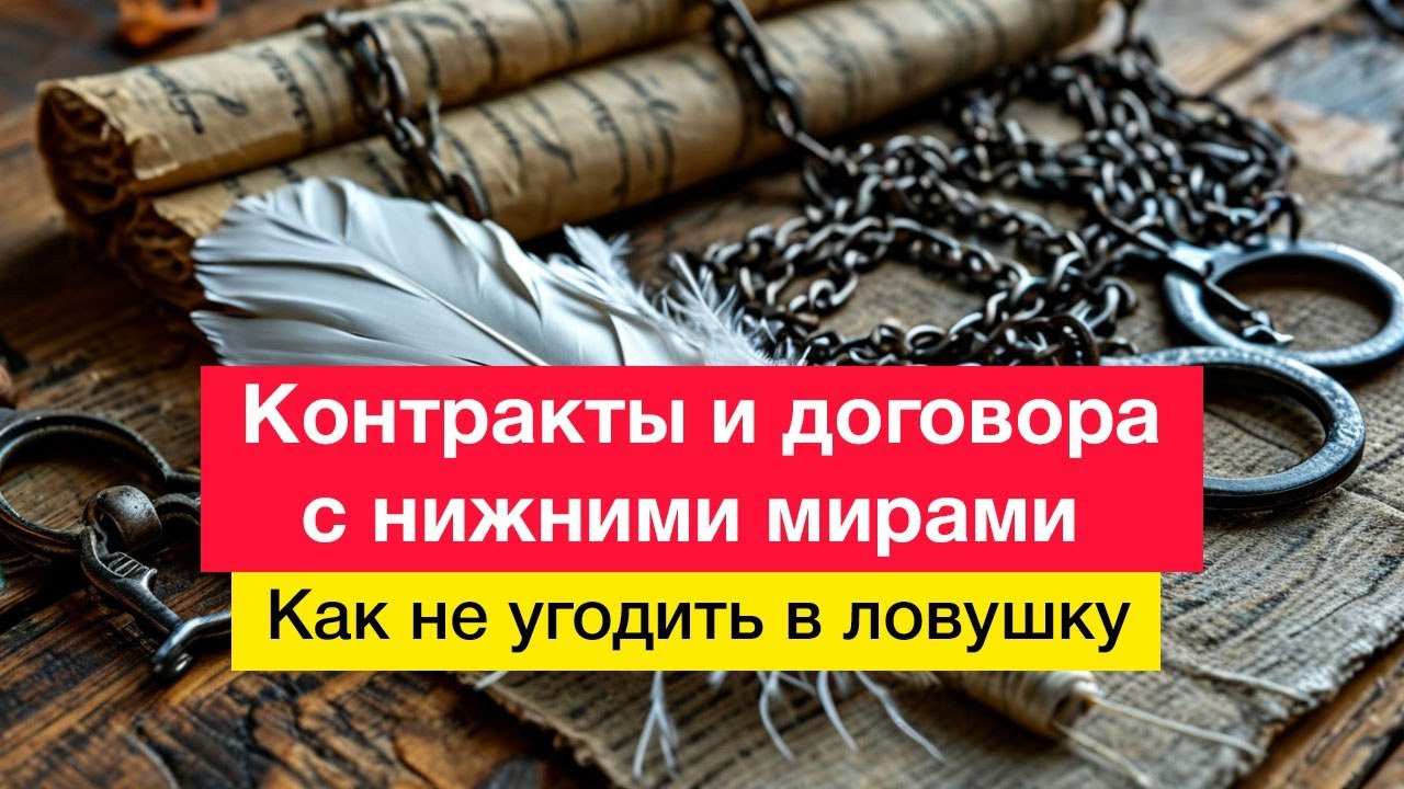 Контракты и договора с нижними мирами. Как не угодить в ловушку