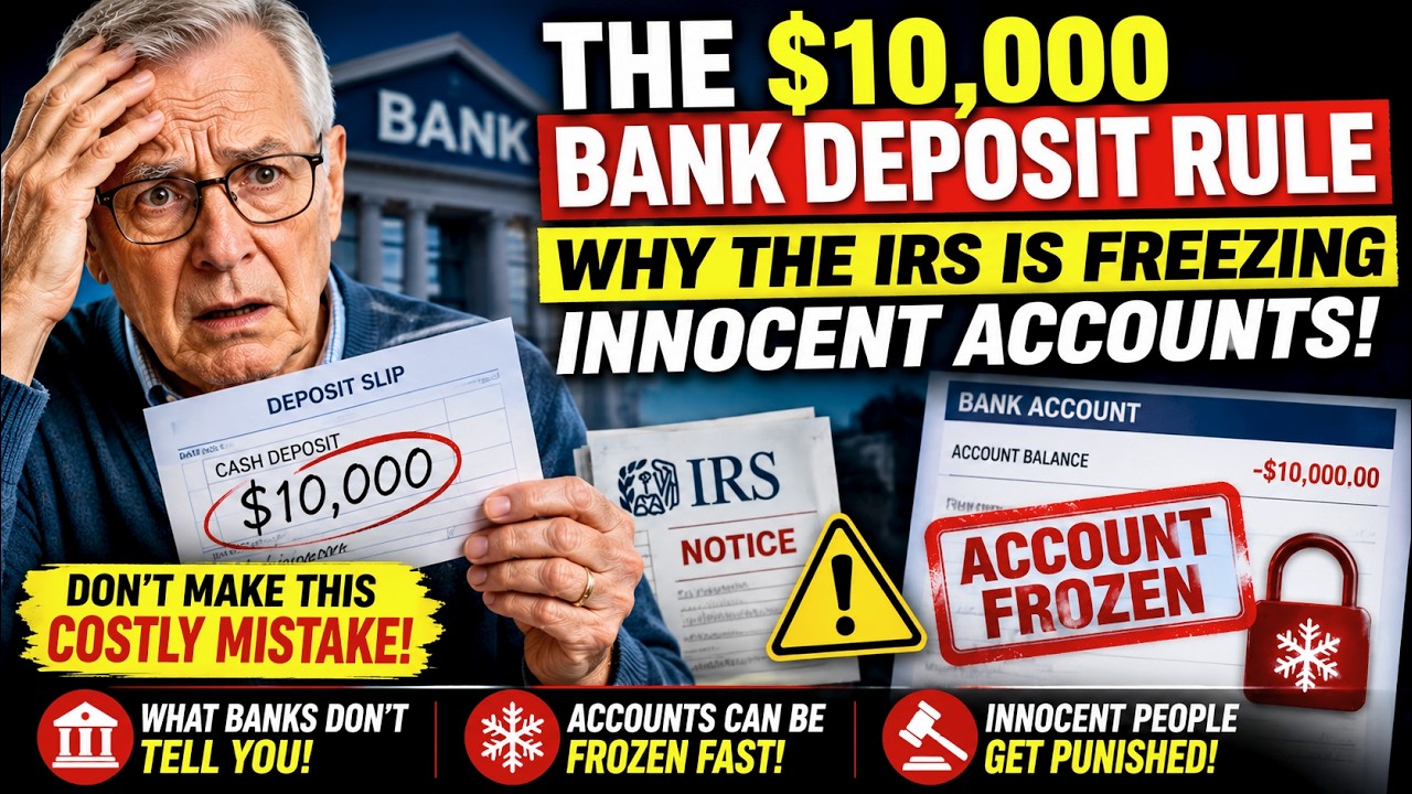 Правило банковских вкладов от $10 000: почему IRS блокирует счета невиновных
