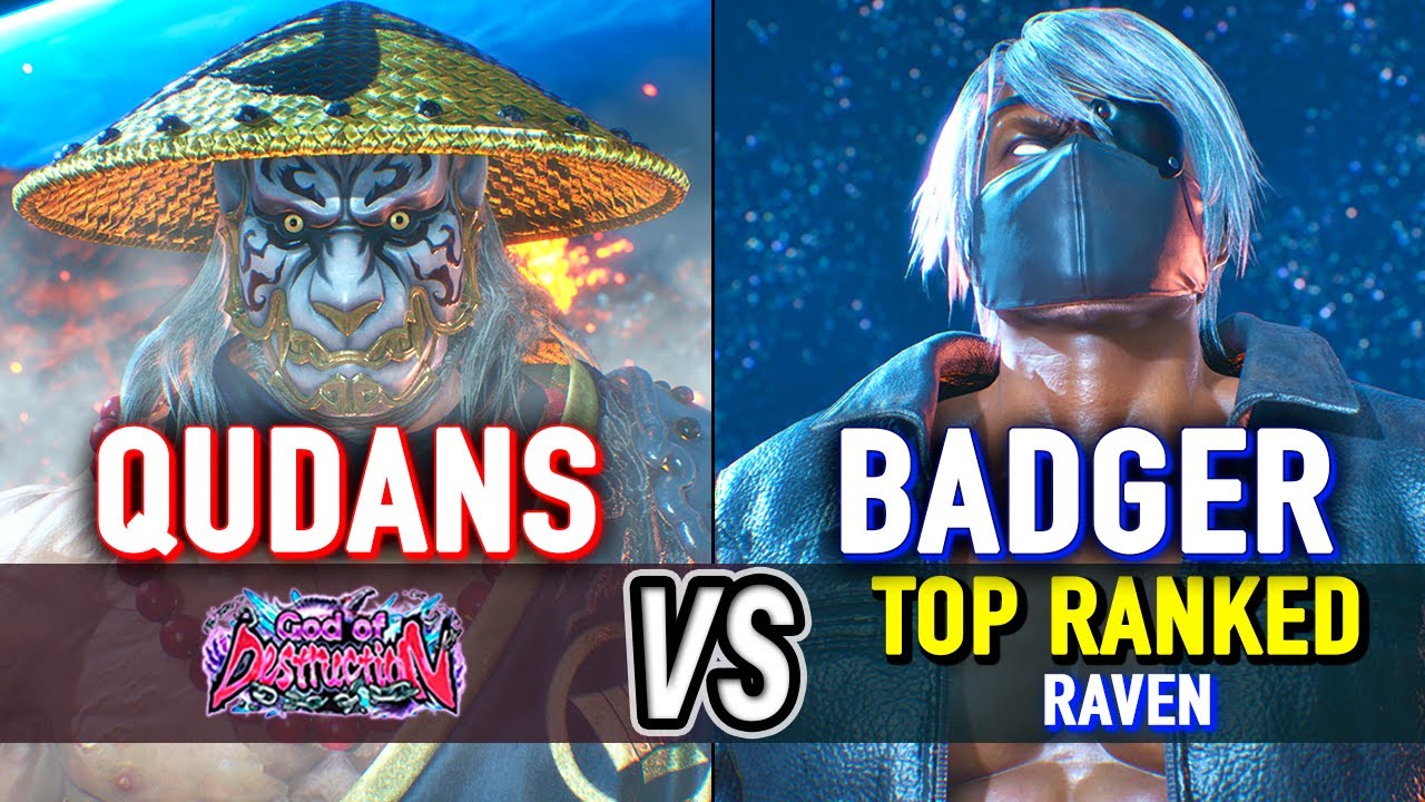 T8 🔥 QUDANS (Heihachi) vs BADGER (Top Ranked Raven) 🔥 Tekken 8 High Level Gameplay
