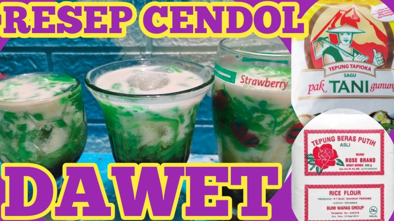 RESEP CENDOL DAWET