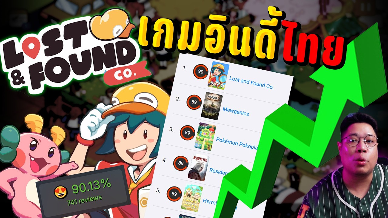 Lost and Found Co., a Thai game, takes first place.