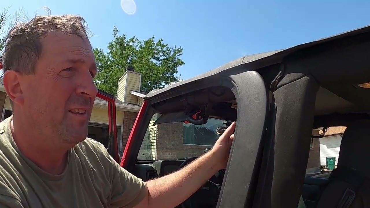Jeep Wrangler LJ / TJ Trektop Soft Top Install