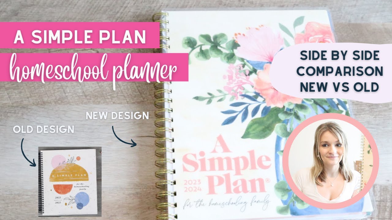 LET'S COMPARE! THE NEW Simple Plan Homeschool Planner 2023 Edition (NEW UPDATES!) | Homeschool
