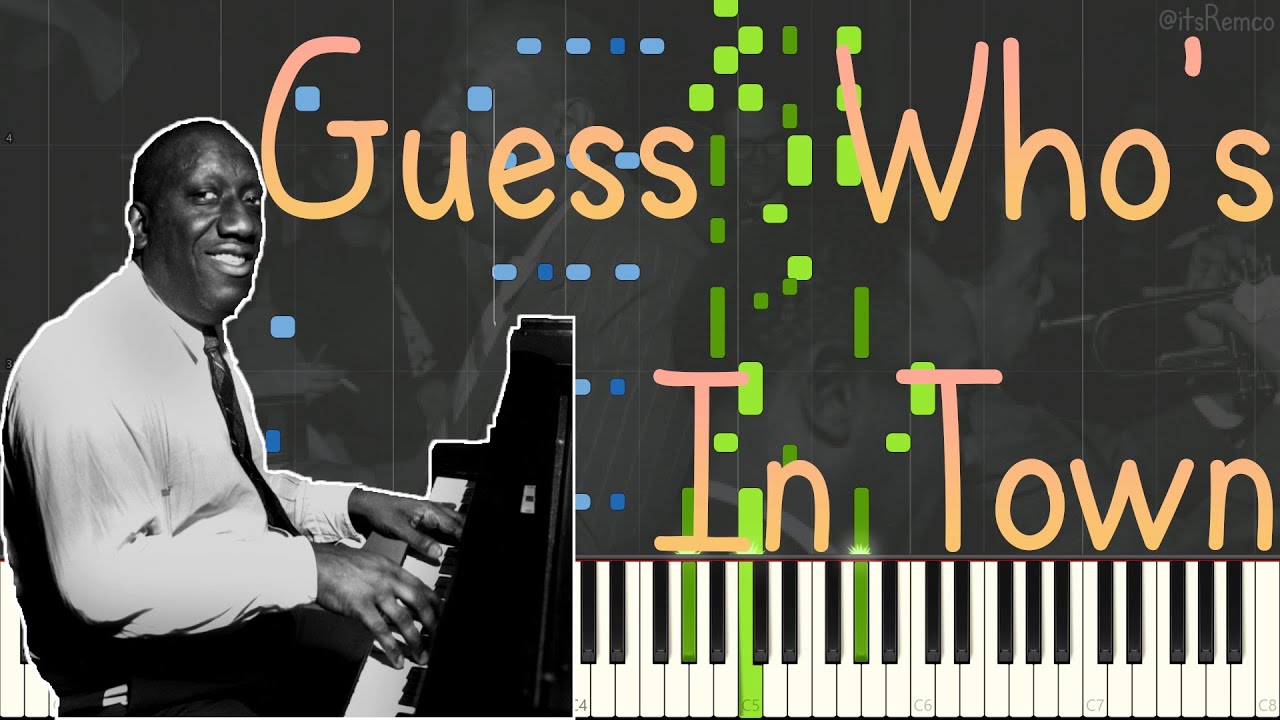 James P. Johnson - Guess Who's In Town 1928 (Harlem Stride Piano Synthesia)