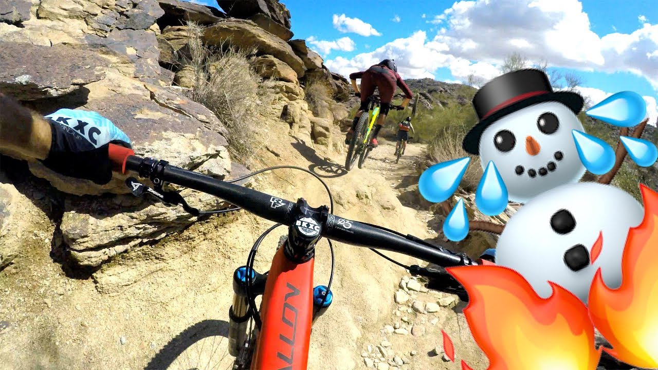 Escaped the snow for South Mountain shredding | Mountain Biking Phoenix Part 1