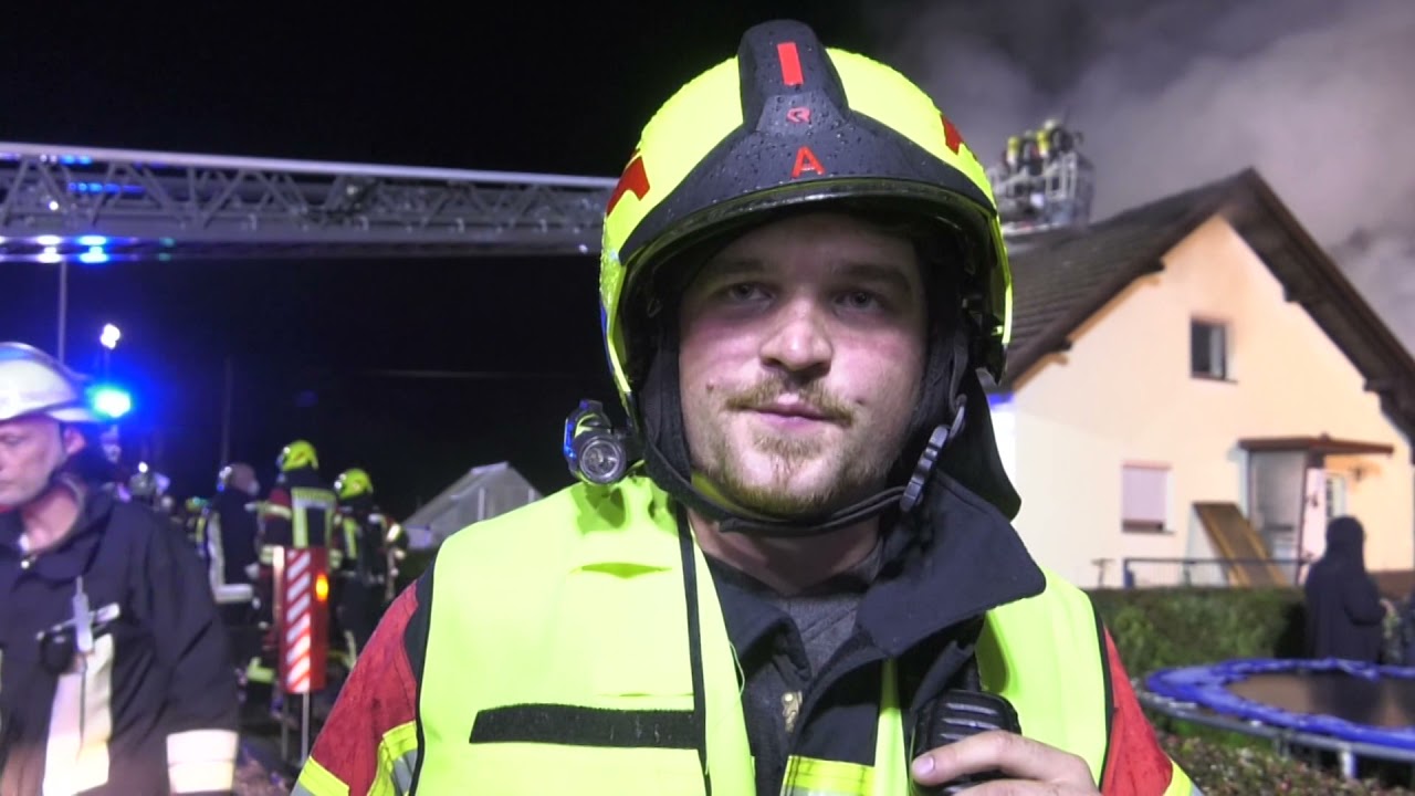 Brand eines Wohnhauses in Oberschwärzenbach bei Tettenweis (23.08.2021)
