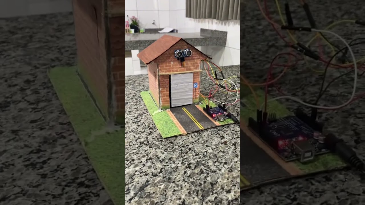 Automa&ccedil;&atilde;o de Garagem com Sensores Ultrass&ocirc;nicos e Arduino
