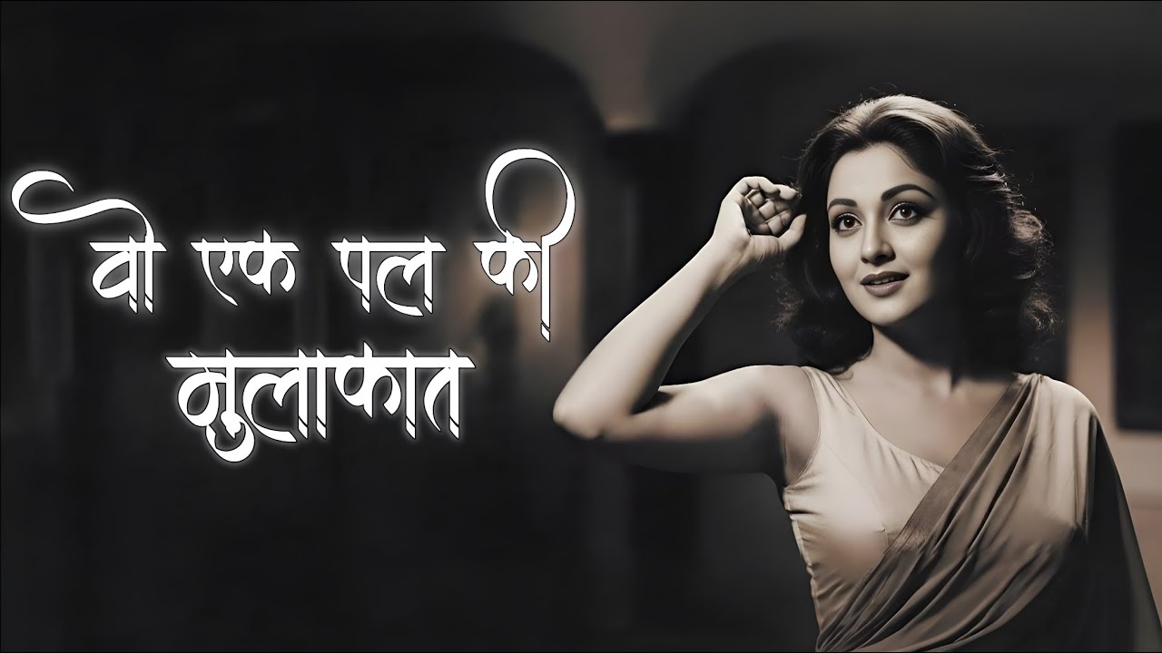 Wo Ek Pal Ki Mulakat | Old Hindi Romantic Song | 60s-70s Style  Hindi Love Song