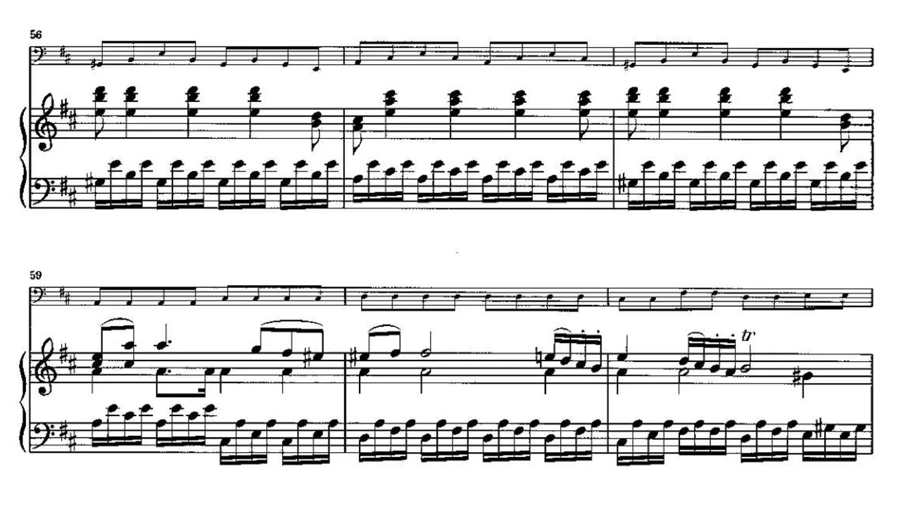 Dittersdorf: Double Bass Concerto No. 2 in D major, Kr. 172 – 1st Mov. | Piano Accompaniment (𝅘𝅥=104)