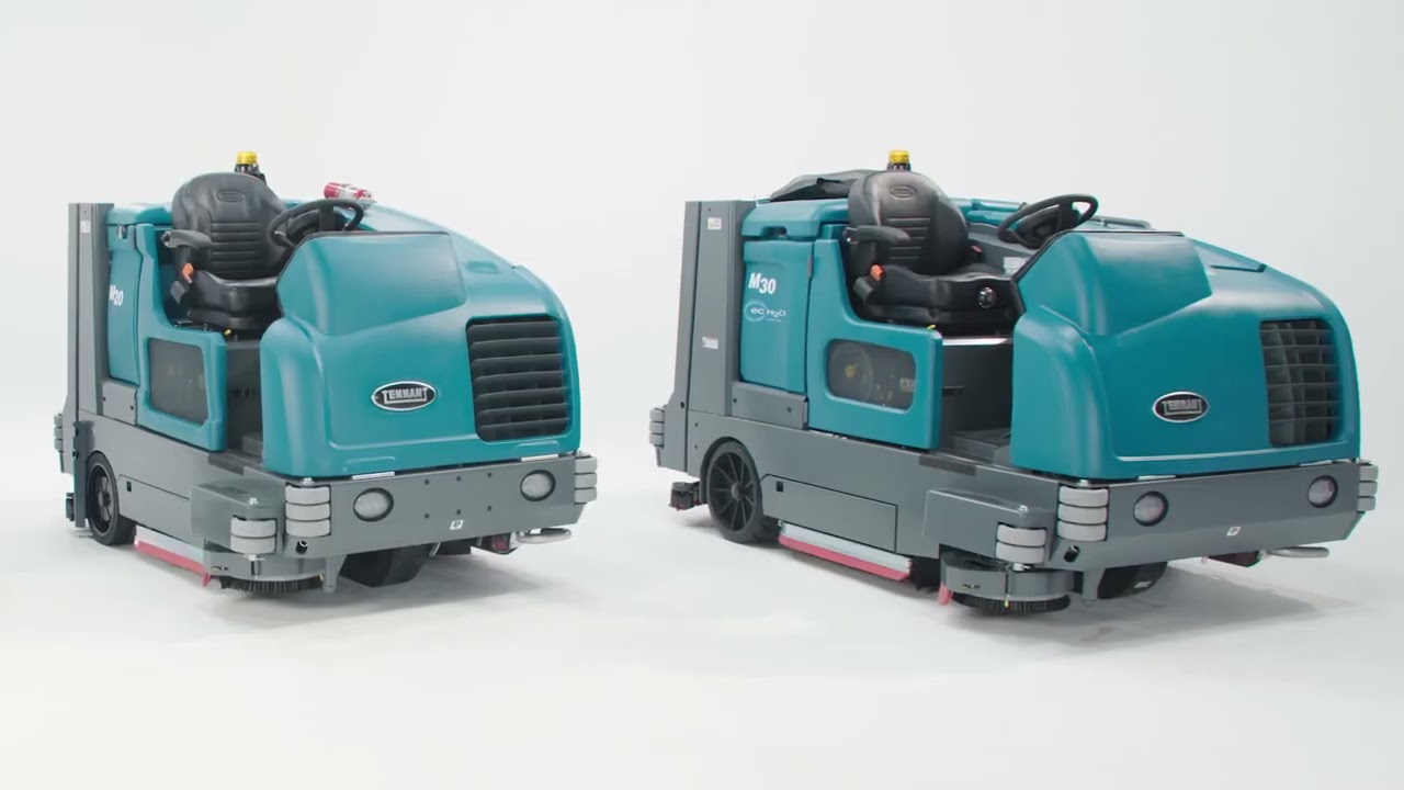 T20, M20, M30 Ride-On Scrubbers: Demonstration