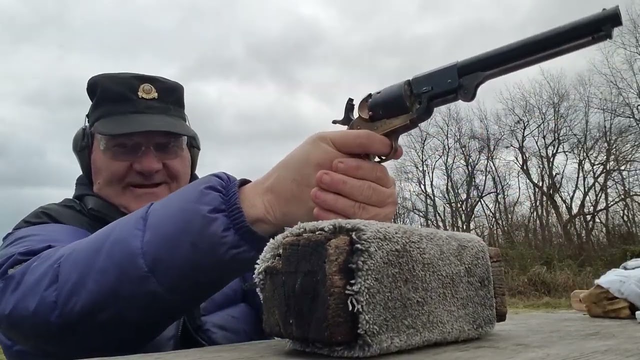 Load & fire a percussion revolver.  Long one but good info