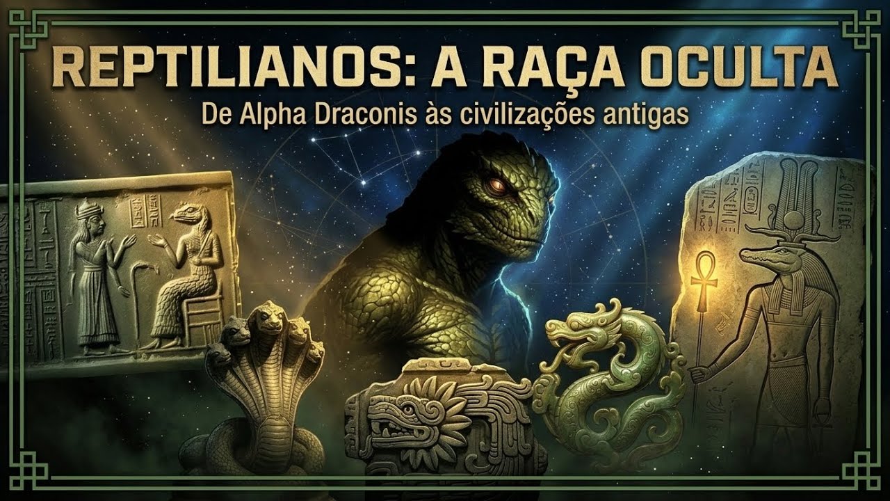 🐍 REPTILIANOS: MITO ANTIGO OU UMA PRESEN&Ccedil;A ESCONDIDA?