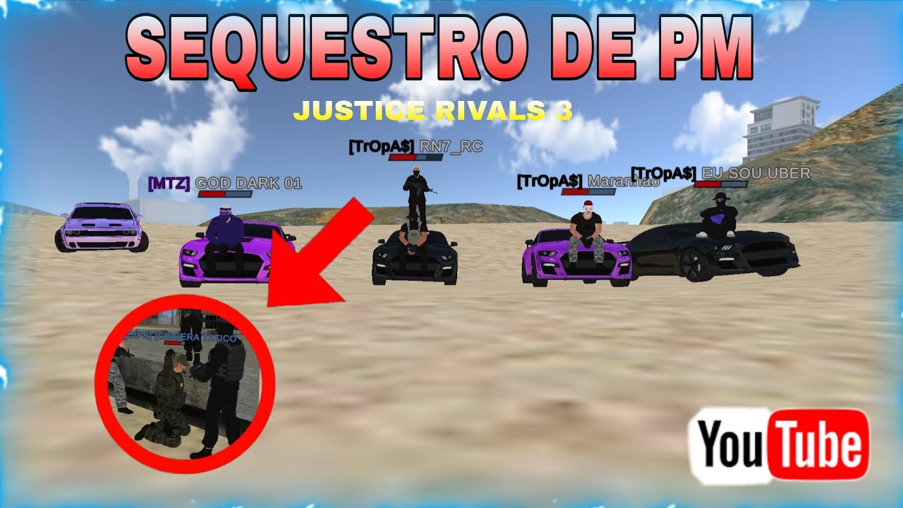 JUSTICE RIVALS 3 - O SEQUESTRO 😈😃🔥