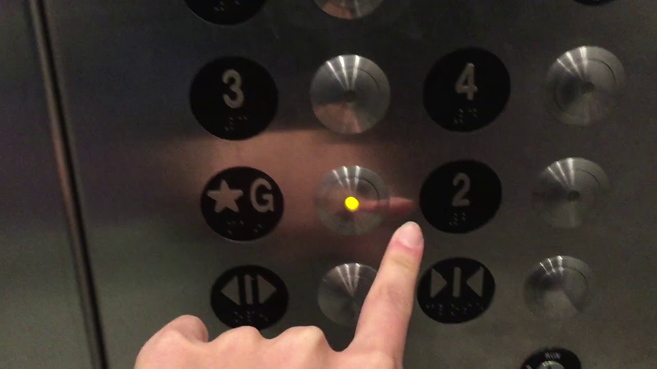 Dover Elevators at the Champions Drive Parking Deck at James Madison University. Harrisonburg, VA