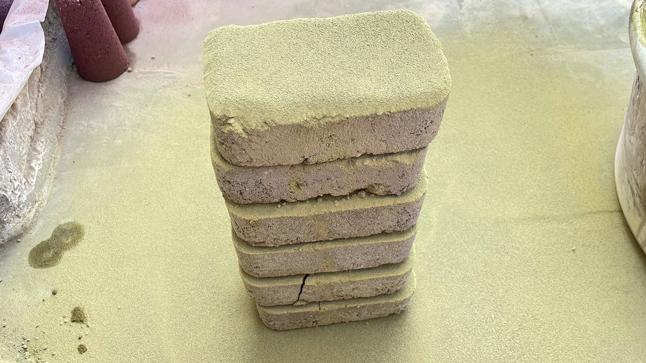 Brand New” Yellow Sand Three Types Crumbling “ASMR