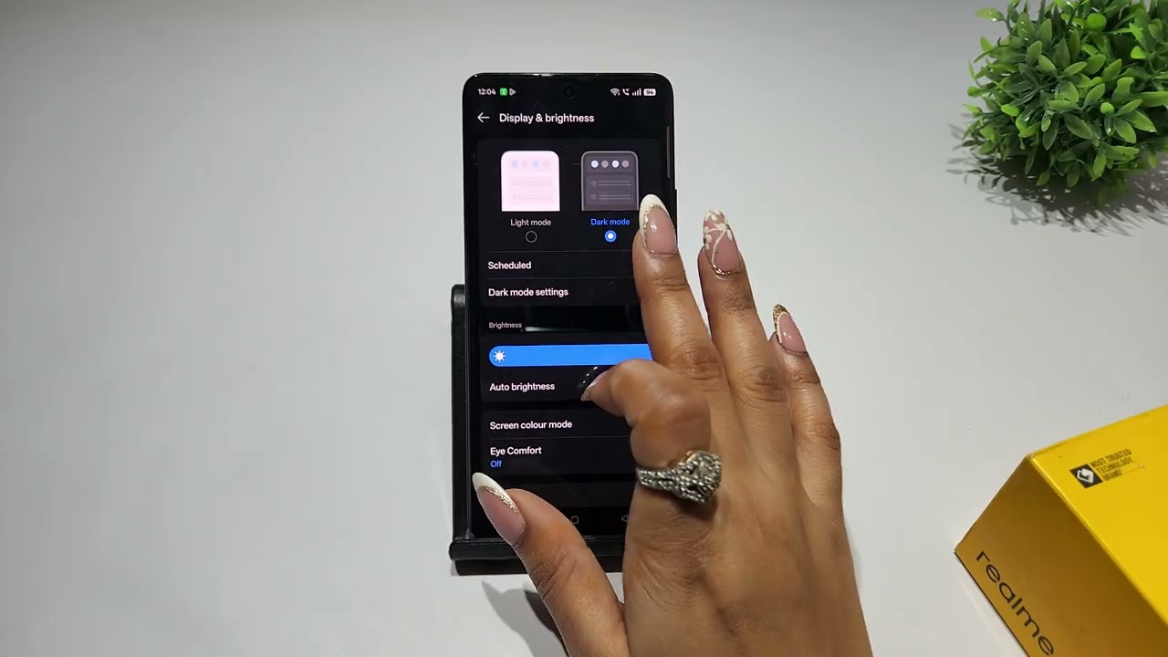 Enable dark mode in realme narzo 90x 5g | realme narzo 90 5g Dark Theme setting kaise kare