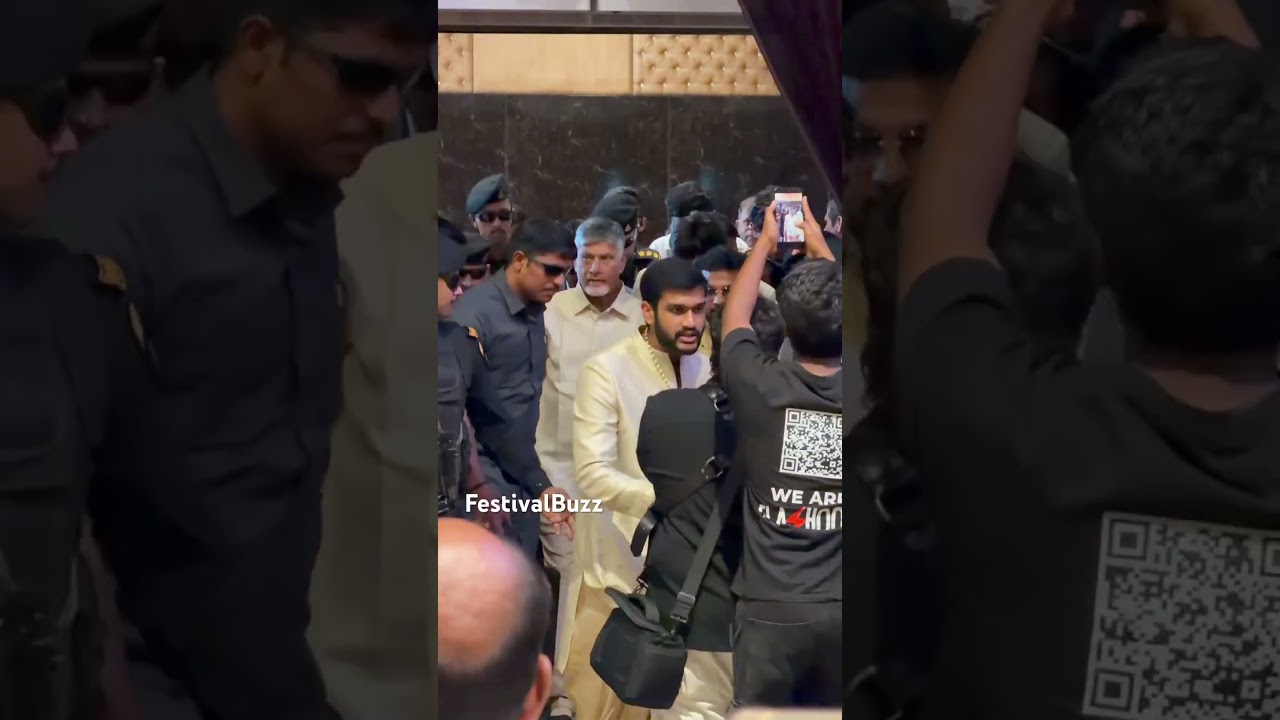 APCM Chandrababu Naidu at BandlaGanesh daughter marriage