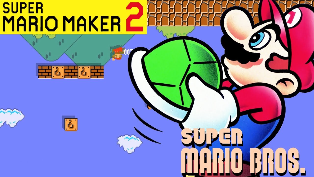 Super Mario Maker 2: 1 -1, But It's Upside Down