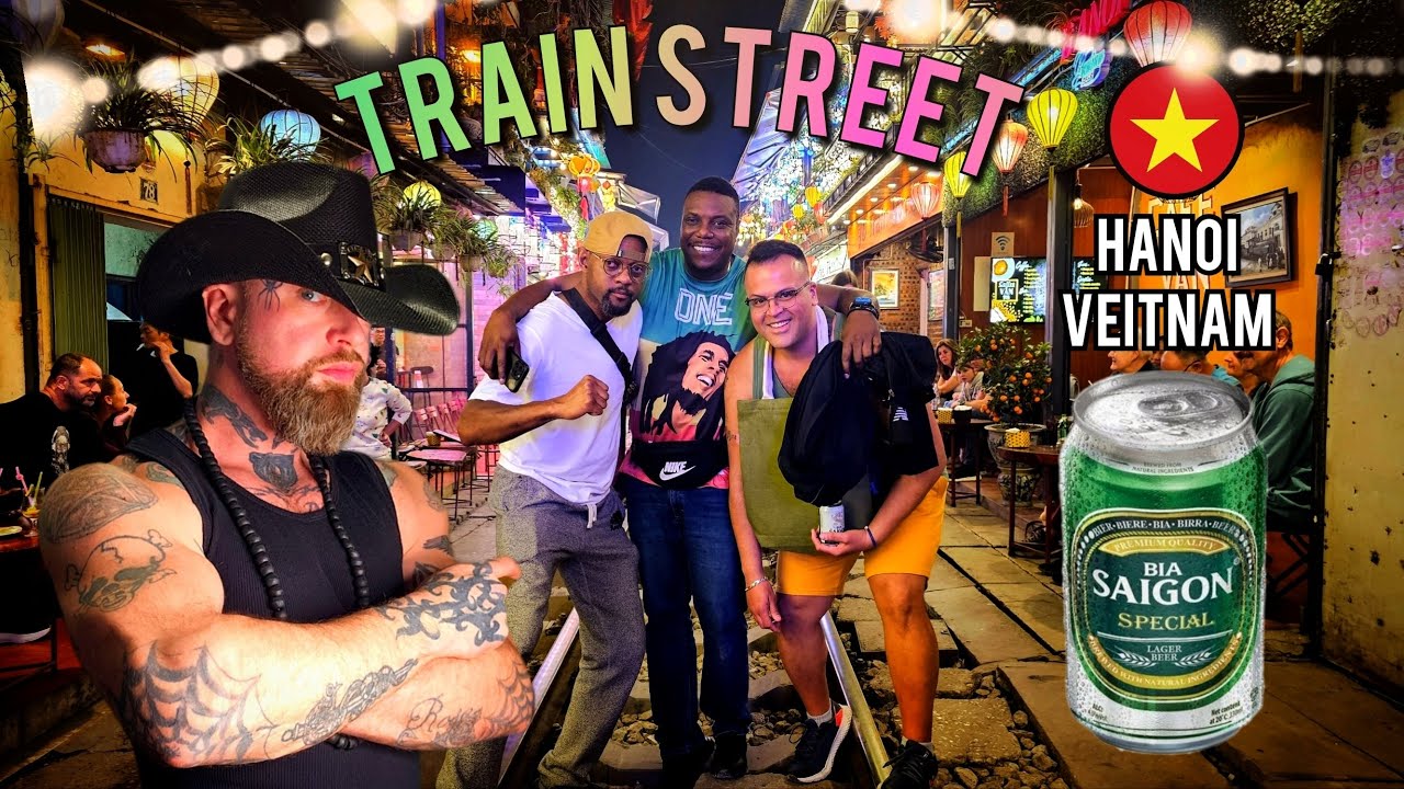 Touring TRAIN STREET - Hanoi, Vietnam