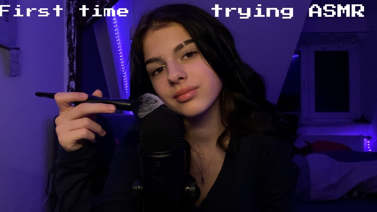Trying ASMR for the first time💜