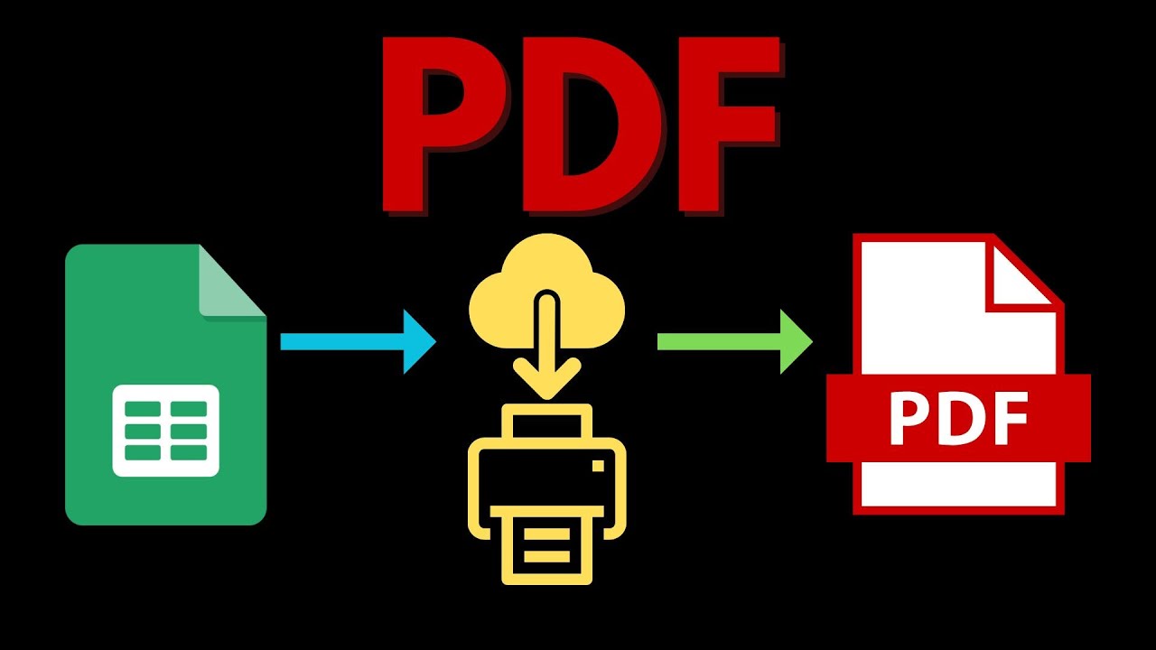 Download or Print Google Sheets As PDF Files