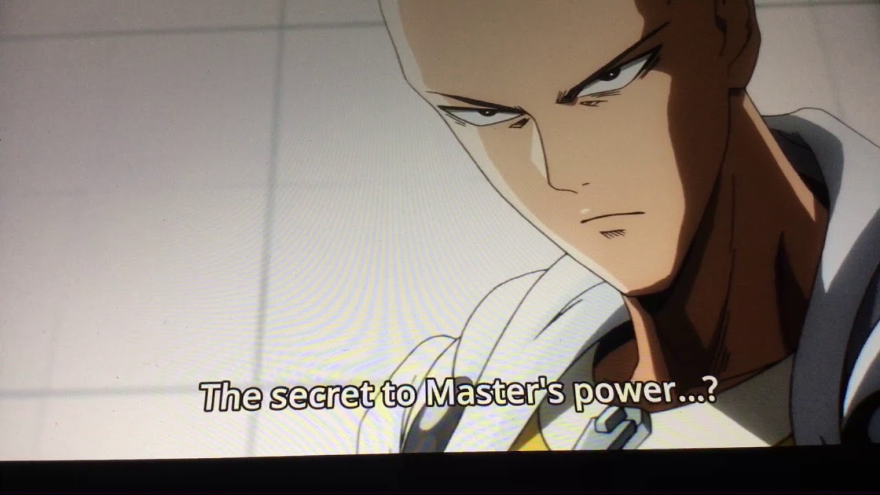 Saitama true secret of training for 3 years!!