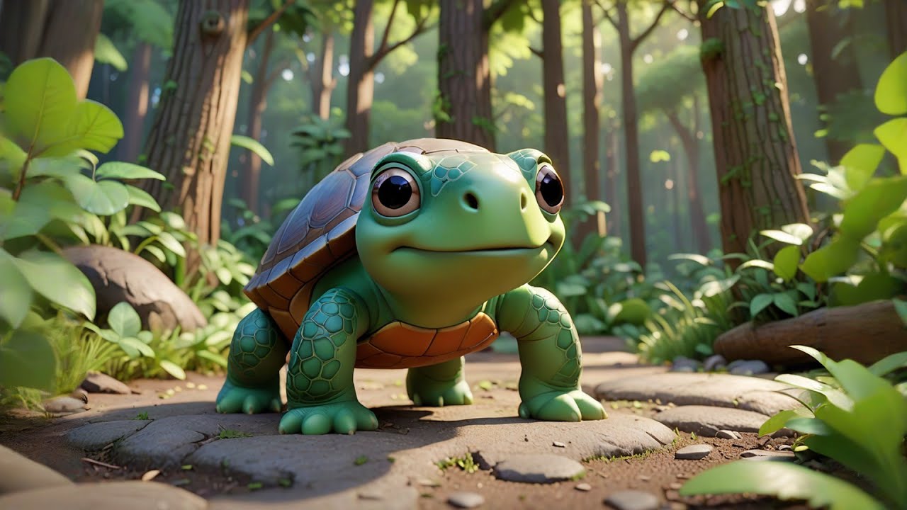 Tina Turtle Follows the Path | Adventure & Direction Song for Kids | Rhymes and Baby Learning Fun