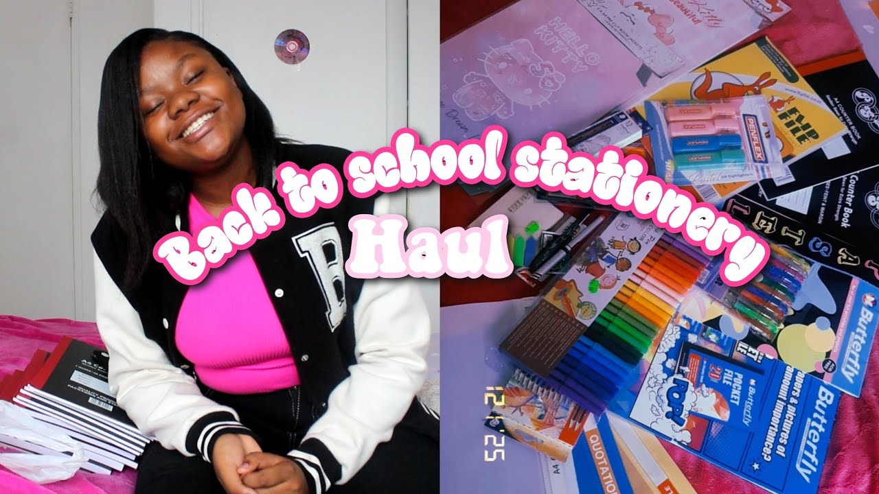 Back to school stationery haul || South african youtuber