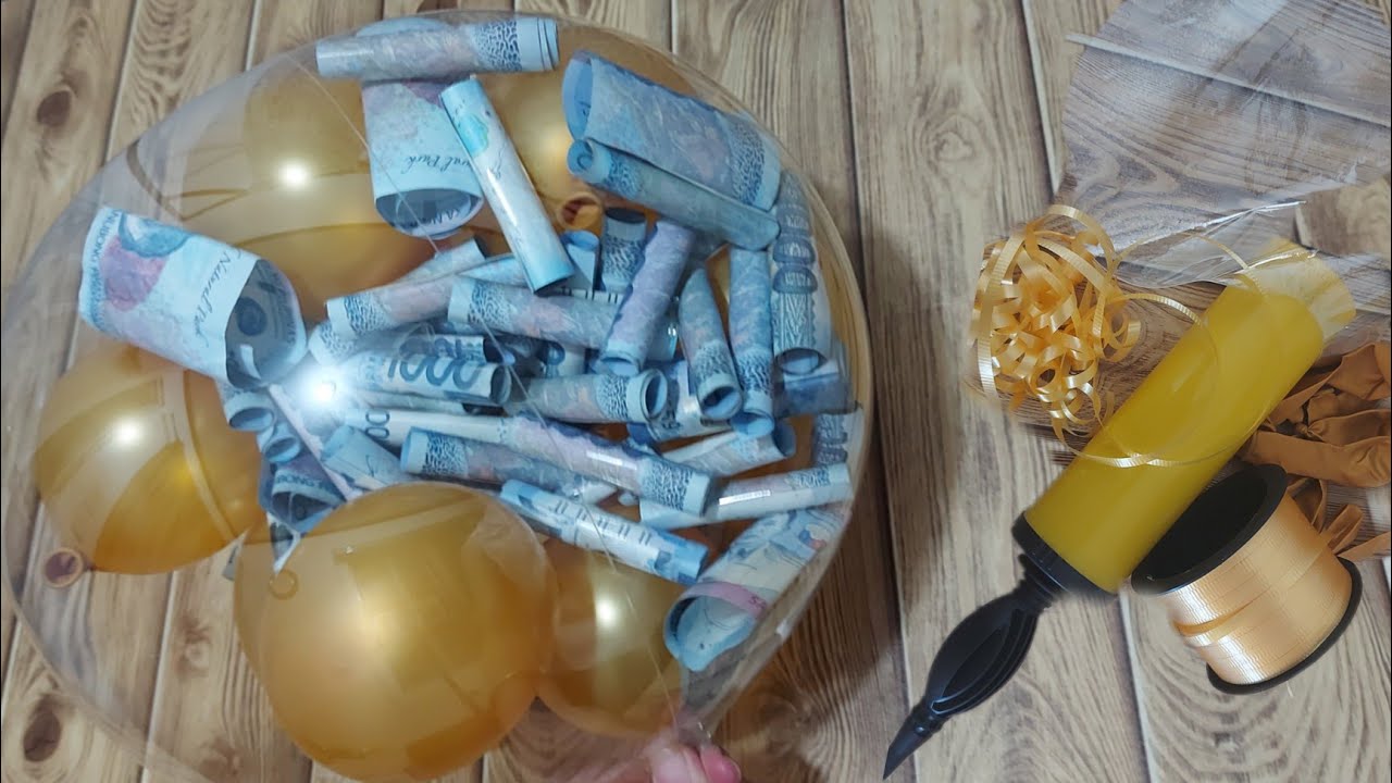 Making Money Balloons Tutorial || Trending Money Balloon Surprise