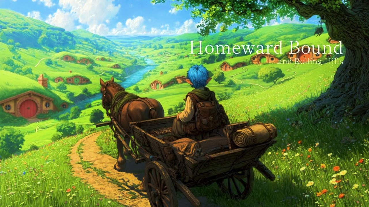 Homeward Bound and Rolling Hills | Relaxing Celtic Medieval Music for Study & Work