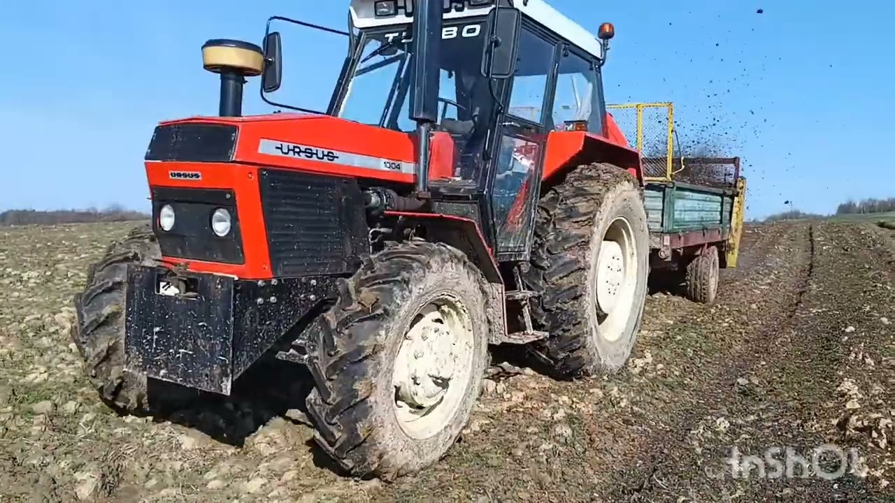 Rozwożenie obornika, orka 🚜