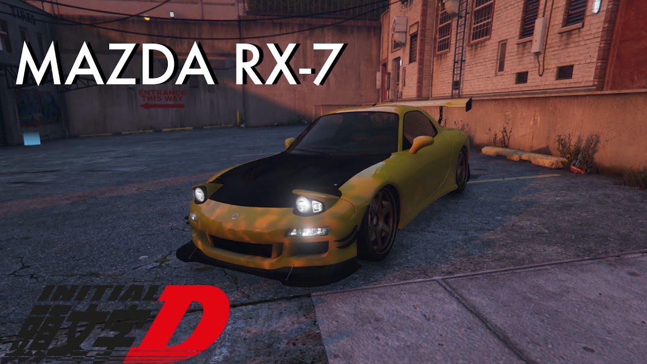 Initial D Keisuke's Mazda RX-7 Build Tutorial | GTA ONLINE Los Santos Tuners DLC