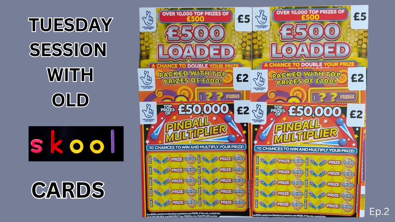 Tuesday Session. Old Skool. Scratch Cards from UK National Lottery (Ep.2)