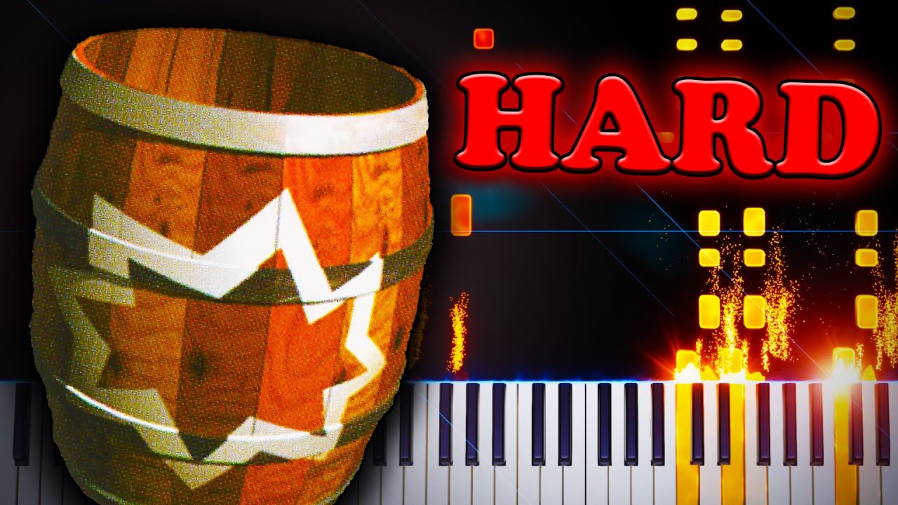 Bonus Room Blitz (from Donkey Kong Country) - Piano Tutorial
