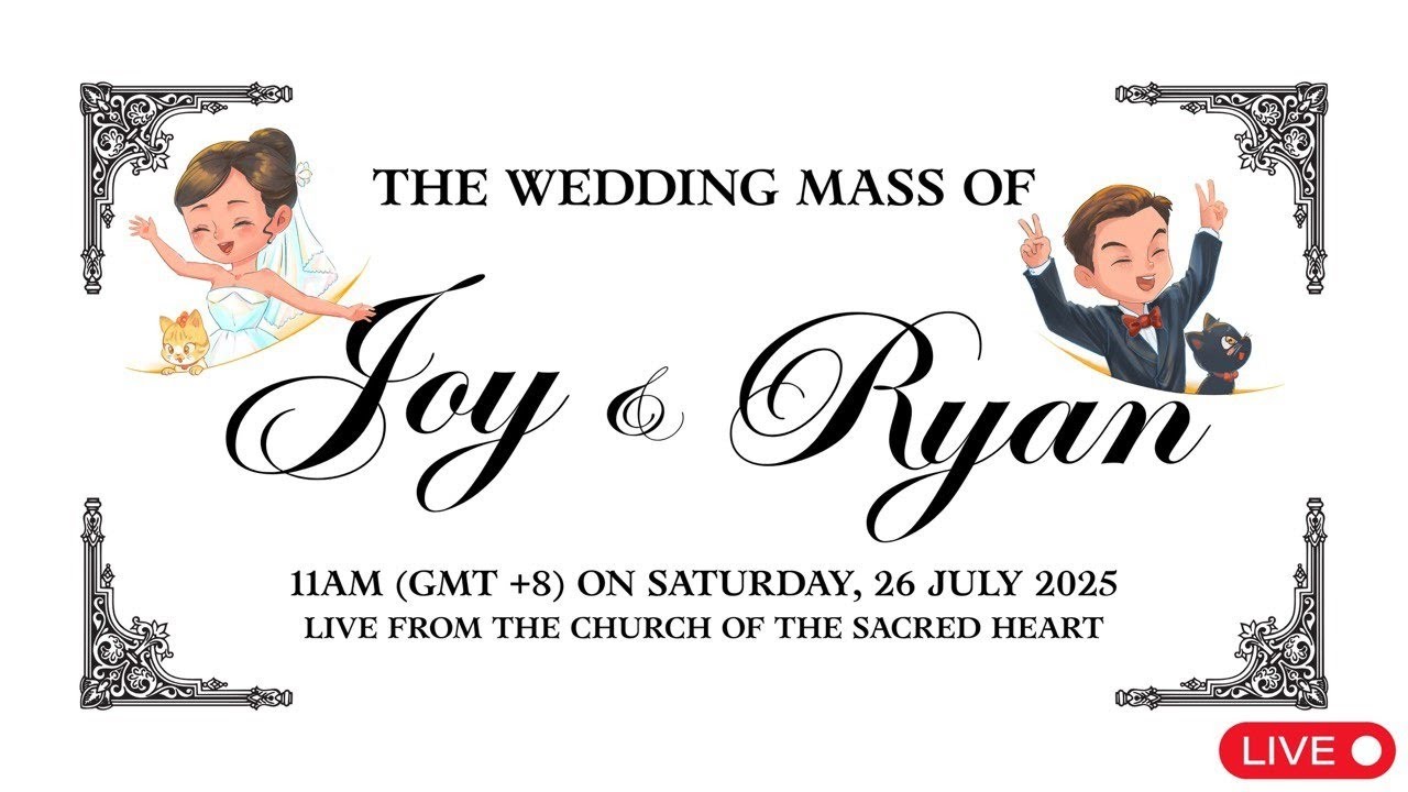 The Holy Matrimony of Joy & Ryan | Catholic Wedding Mass Livestream