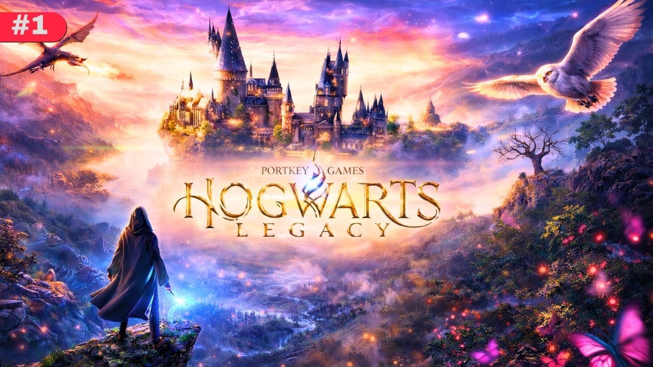 🔴 Hogwarts Legacy in Winter ❄️ Cozy & Magical Gameplay Part 1
