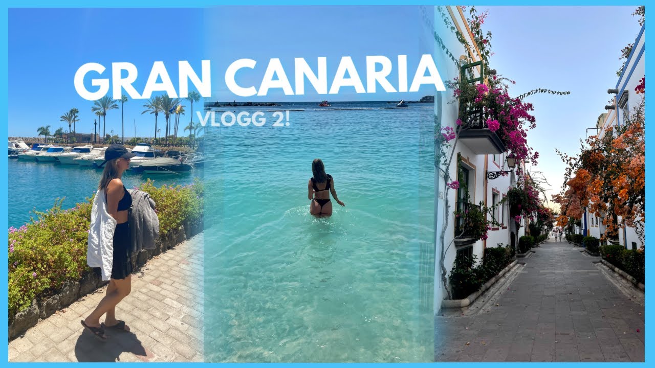 ÅKER TILL EN STRAND MED IMPORTERAD SAND IFRÅN KARIBIEN?! GRAN CANARIA VLOGG 2
