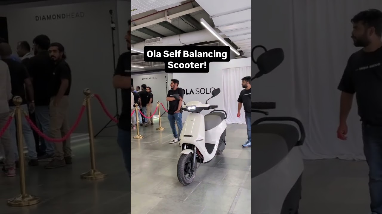 Ola self-balancing scooter showcased