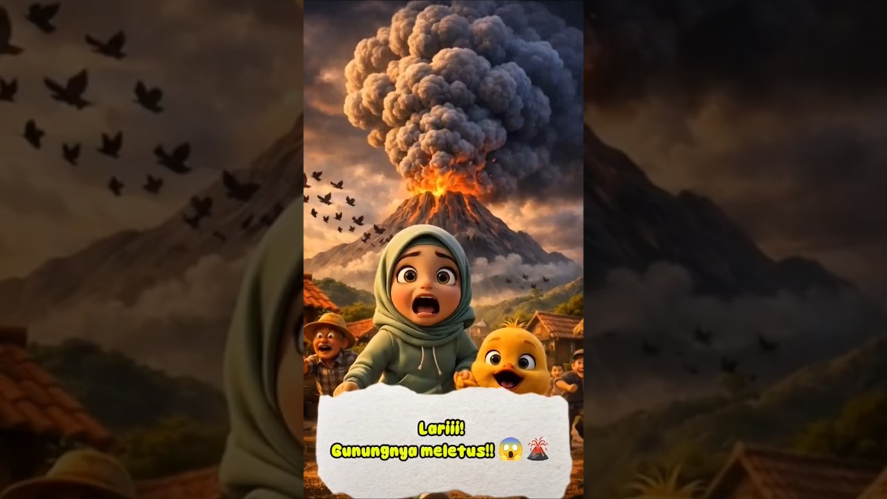 Letusan Gunung Berapi 🌋. 