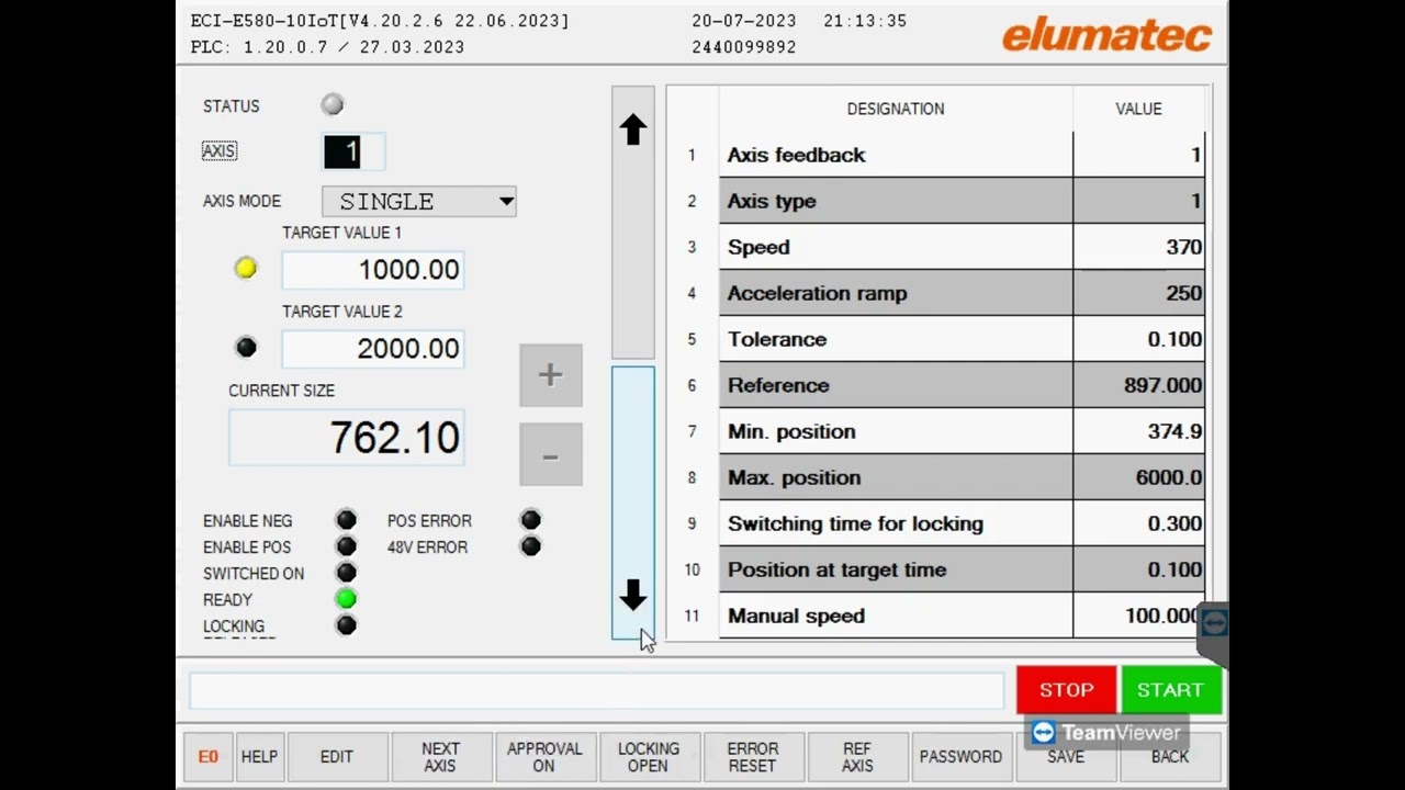 E580 Calibration procedure