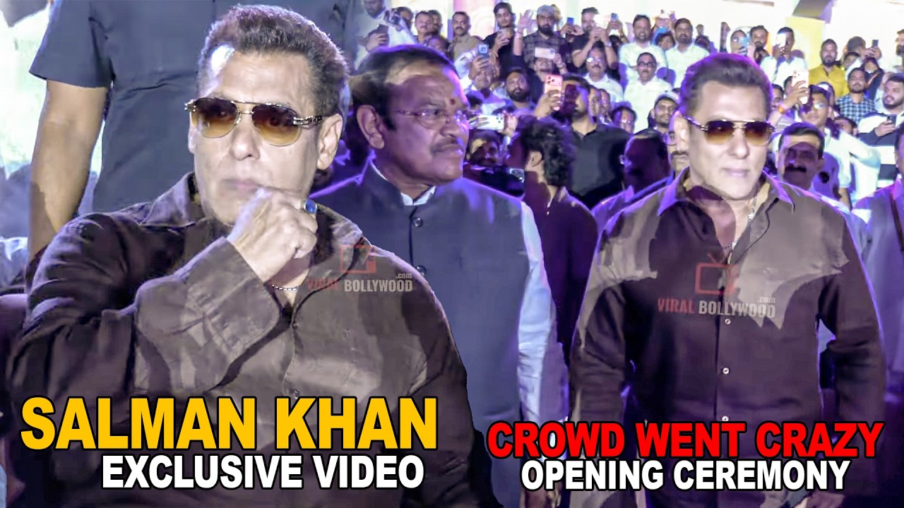 EXCLUSIVE VIDEO | Superstar Salman Khan&rsquo;s Grand Entry at President Cup India Opening Ceremony! 🏏🔥