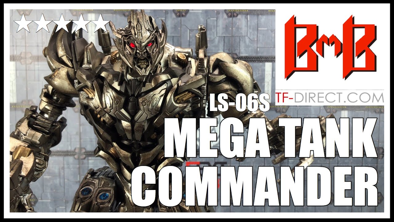 BMB Blackmamba Toys LS-06S MEGA TANK COMMANDER Battle Damage Version Oversize Studio Series Megatron