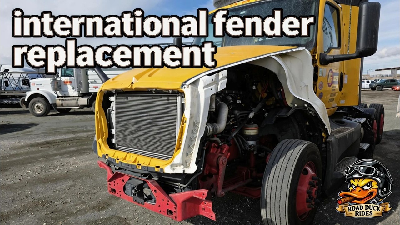 international fender removal and install