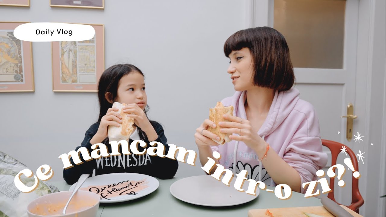 CE MANANC INTR-O ZI?! 3 retete simple si rapide! [Wrap cu Pui, Yakisoba si Briose Pizza]