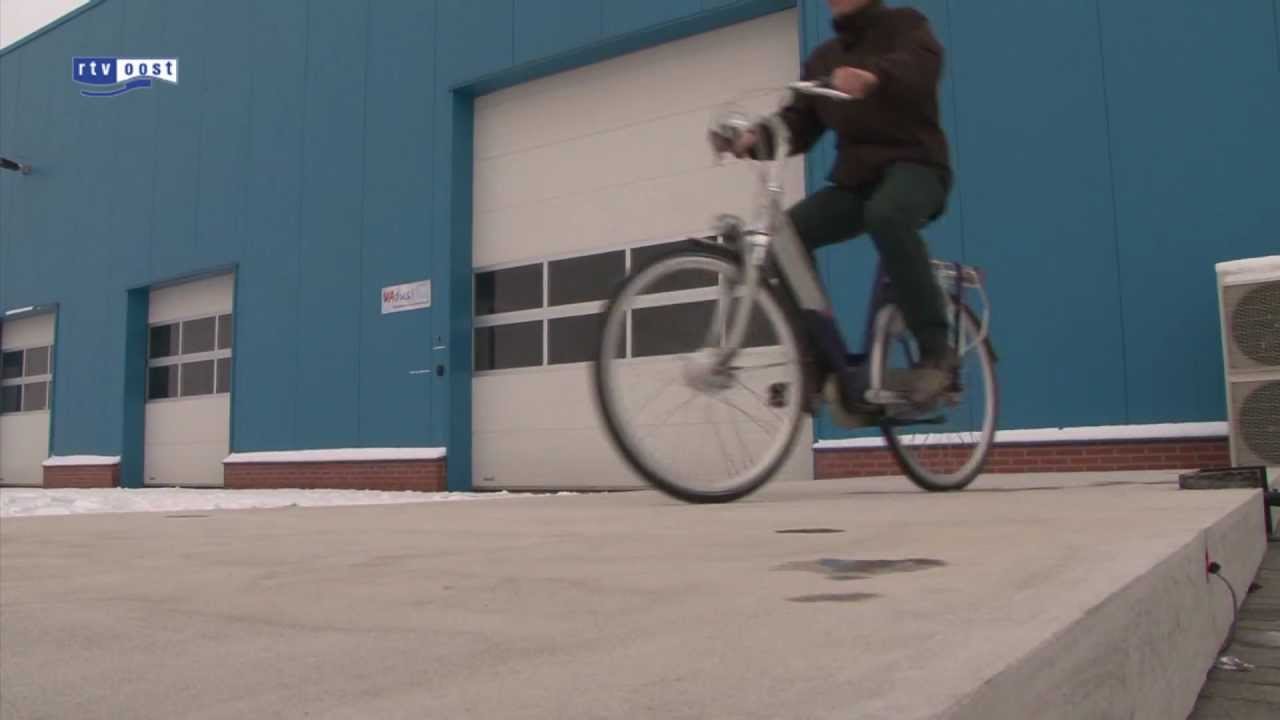 Verwarmd fietspad in Heino werkt