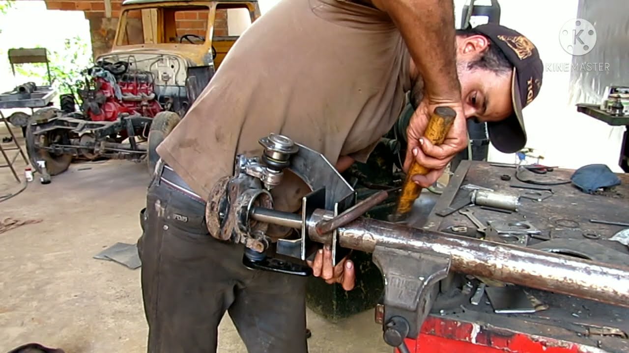 Fabricação do Diferencial 4×4 dianteiro caseiro ( mais detalhes)