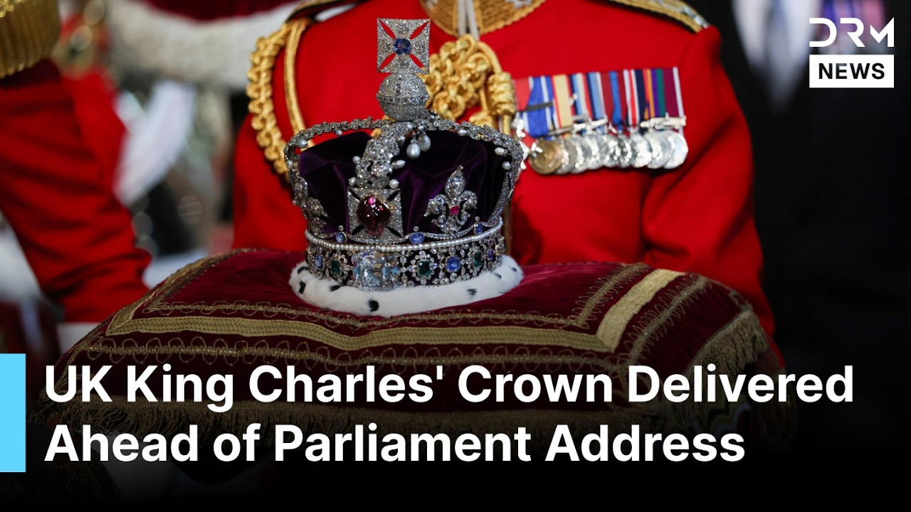 UNSEEN MOMENTS: UK Crown and Sword of State Delivered to Westminster for Royal Ceremony | AC1B