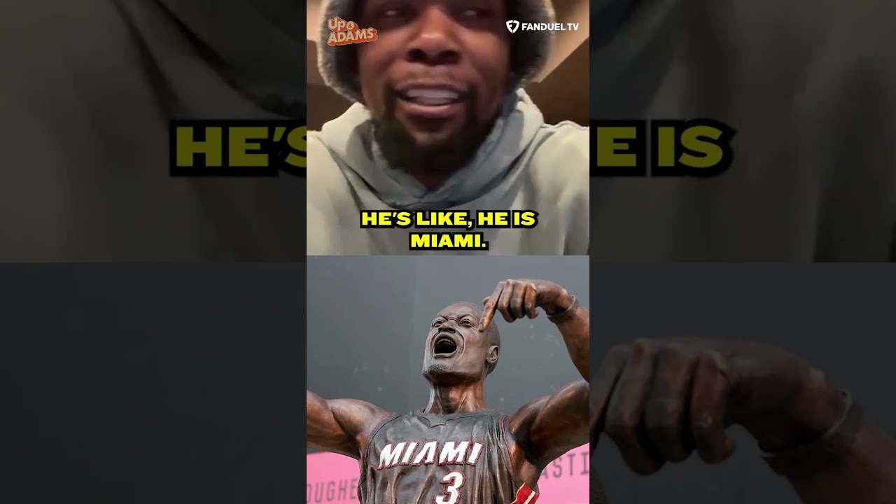 Kevin Durant Reacts to Dwayne Wade's New Statue 